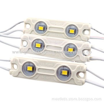 2pcs SMD2835 12V DC Waterproof IP65 Rectangle LED Injection Module Lights with 3-year Warranty